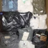 The photo shows a package with clothing in the category C.
