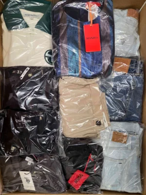 The photo shows a package with clothing in the category C.