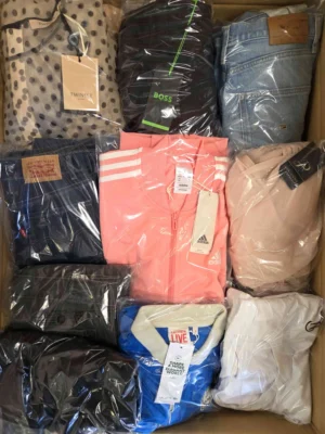 The photo shows a package with clothing in the category C.