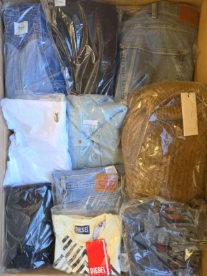 The photo shows a package with clothing in the category C.