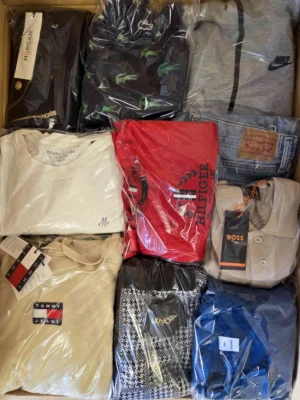 The photo shows a package with clothing in the category C.