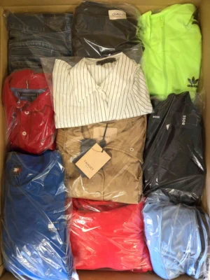 The photo shows a package with clothing in the category C.
