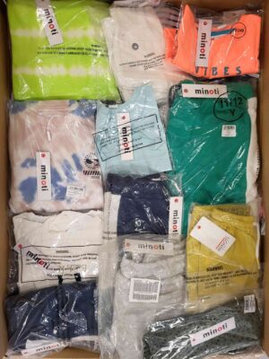 The photo shows a package with clothing in the category N.