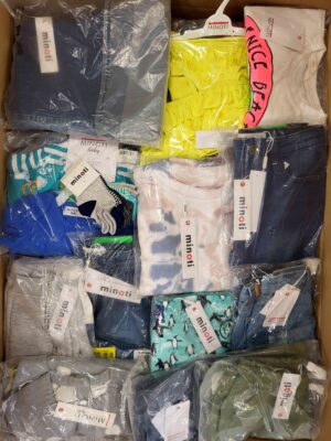 The photo shows a package with clothing in the category N.