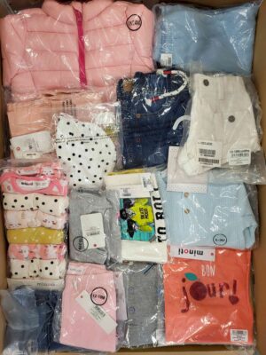 The photo shows a package with clothing in the category N.