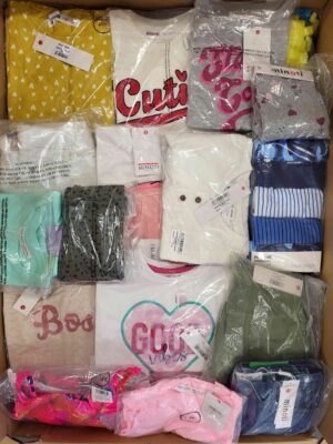 The photo shows a package with clothing in the category N.
