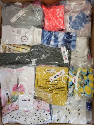 The photo shows a package with clothing in the category N.