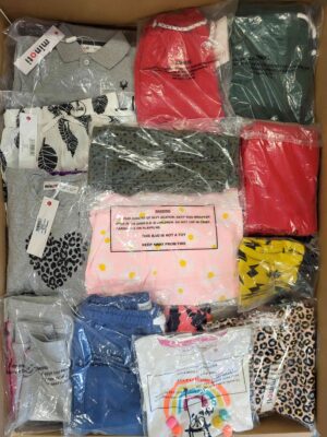 The photo shows a package with clothing in the category N.