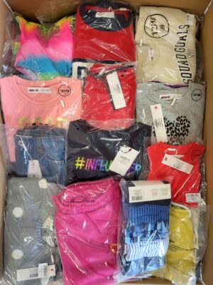 The photo shows a package with clothing in the category N.