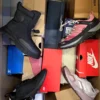 The photo shows a package with footwear in the category CS.