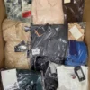 The photo shows a package with clothing in the category AP.