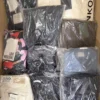 The photo shows a package with clothing in the category AP.