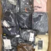 The photo shows a package with clothing in the category AP.