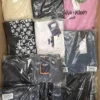 The photo shows a package with clothing in the category AP.