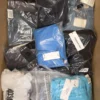 The photo shows a package with clothing in the category AP.
