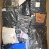 The photo shows a package with clothing in the category AP.