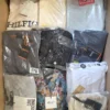 The photo shows a package with clothing in the category AP.