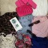 The photo shows a package with clothing in the category BSN.