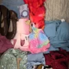 The photo shows a package with clothing in the category BSN.