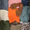 The photo shows a package with clothing in the category BSN.