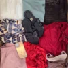 The photo shows a package with clothing in the category BSN.
