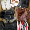 The photo shows a package with footwear in the category CSU.