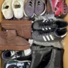 The photo shows a package with footwear in the category CSU.
