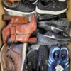 The photo shows a package with footwear in the category CSU.