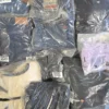 The photo shows a package with clothing in the category D.