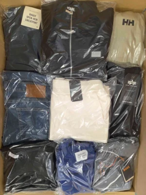 The photo shows a package with clothing in the category B.