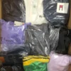 The photo shows a package with clothing in the category B.