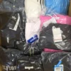 The photo shows a package with clothing in the category B.
