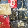 The photo shows a package with clothing in the category B.
