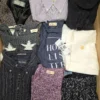 The photo shows a package with clothing in the category U.