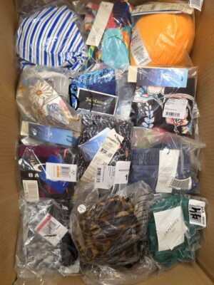 The photo shows a package with clothing in the category ABW.