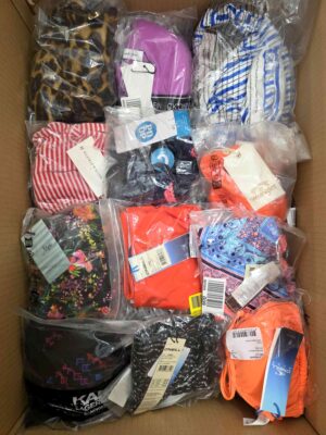 The photo shows a package with clothing in the category ABW.