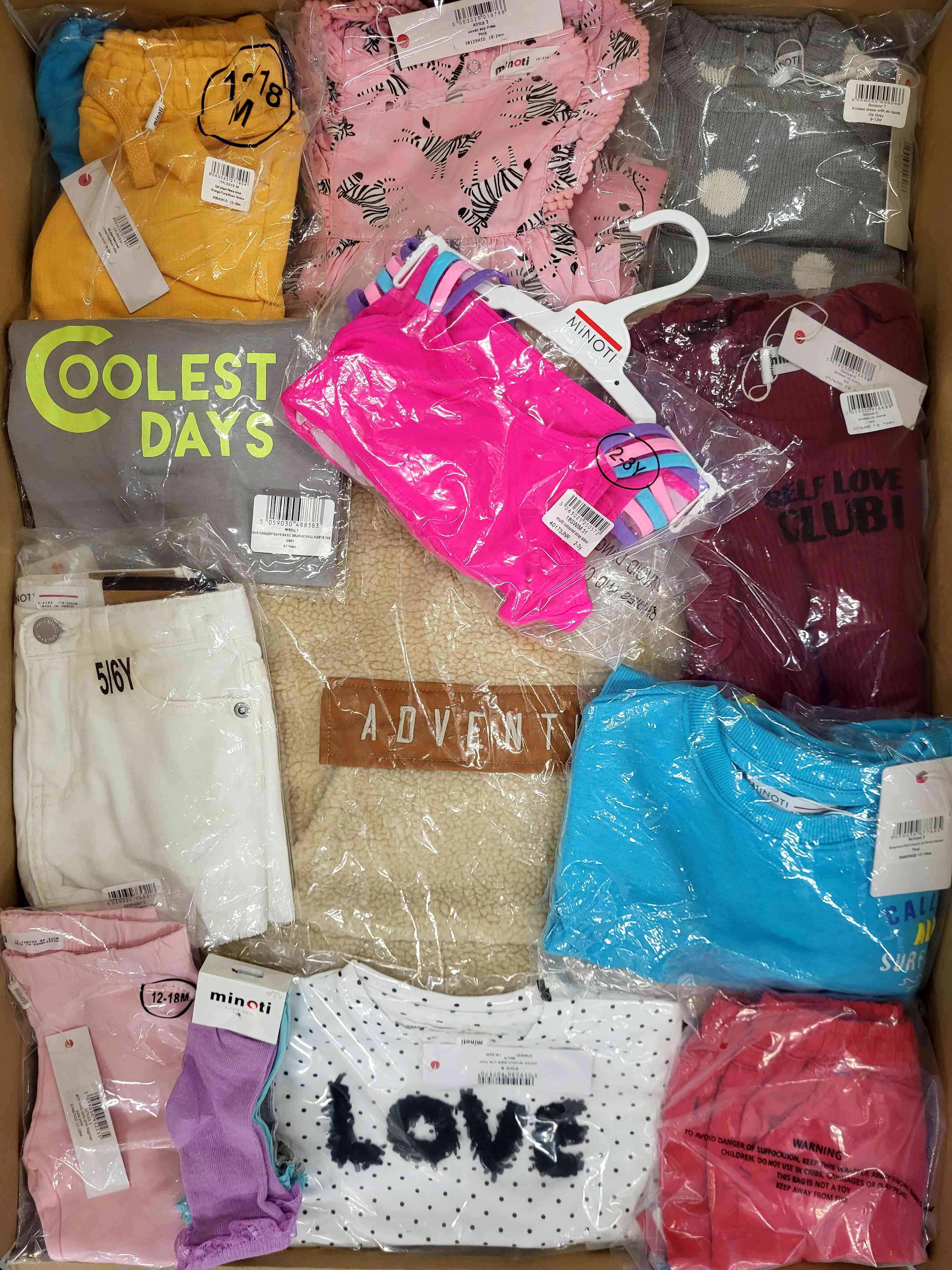 N181 3 The photo shows a package with clothing in the category N.