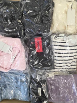 The photo shows a package with clothing in the category C.