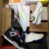 The photo shows a package with footwear in the category BS.