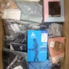 The photo shows a package with clothing in the category AU.