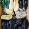 The photo shows a package with footwear in the category BSU.