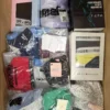 The photo shows a package with clothing in the category AU.