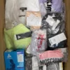 The photo shows a package with clothing in the category AU.