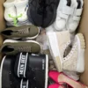 The photo shows a package with footwear in the category BSU.