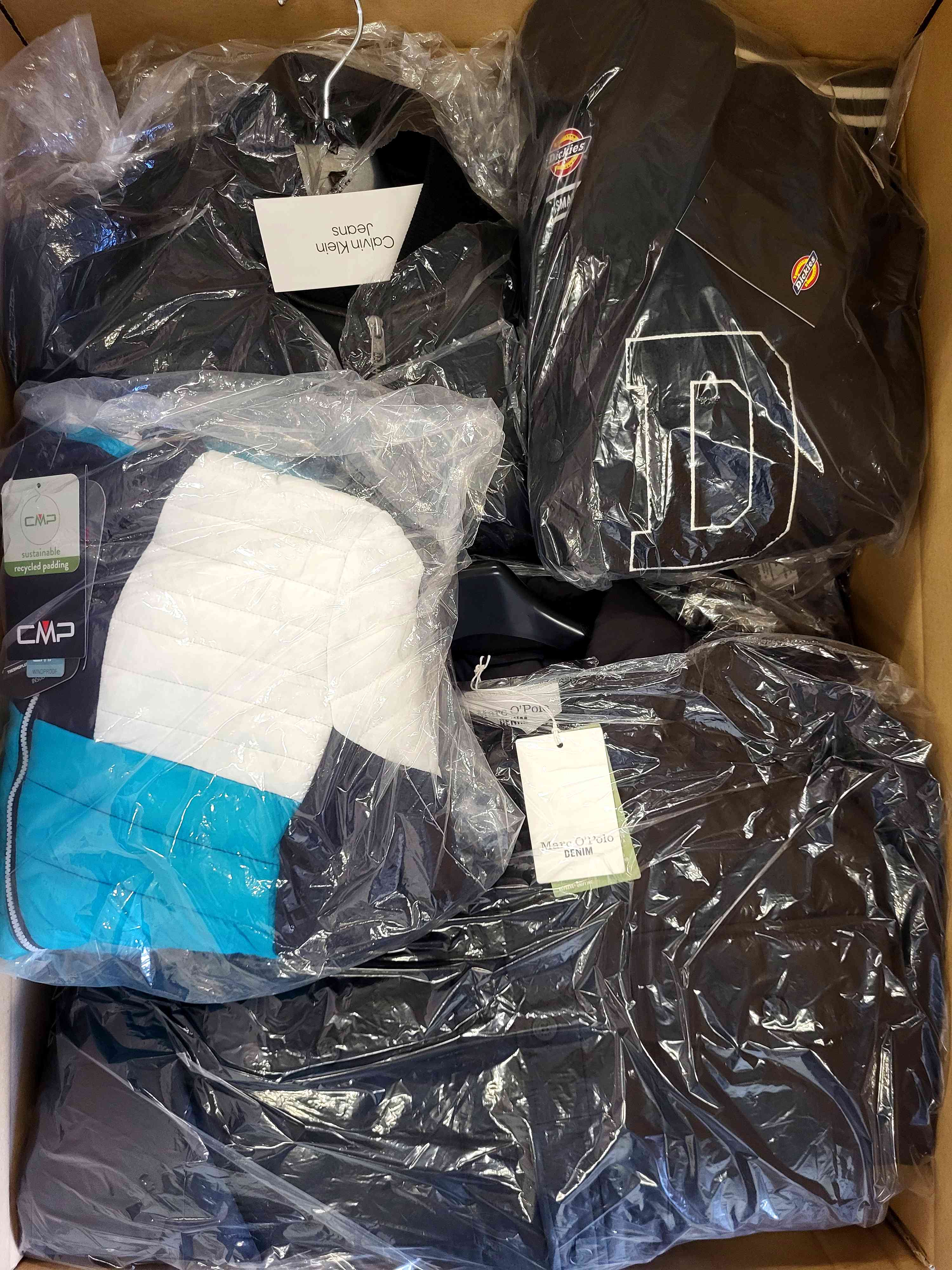 AJS484 3 The photo shows a package with clothing in the category AJS.