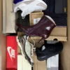 The photo shows a package with footwear in the category CS.