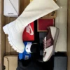 The photo shows a package with footwear in the category CS.