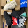 The photo shows a package with footwear in the category CS.