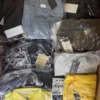 The photo shows a package with clothing in the category A.