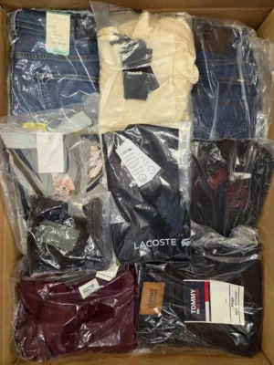 The photo shows a package with clothing in the category A.